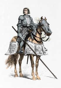 Muotokuva ritari Bayardista (kaiverrus) tekijältä Alphonse Marie de Neuville