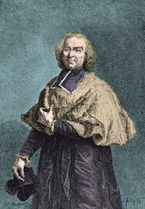 Kardinaali de Fleuryn muotokuva (kaiverrus) tekijältä Alphonse Marie de Neuville