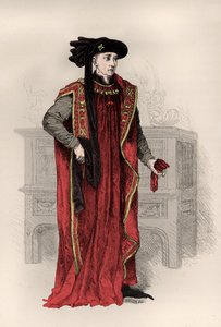 Muotokuva Philippe 3 de Bourgogne dit le bon (kaiverrus) (kaiverrus) tekijältä Alphonse Marie de Neuville