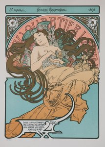 Latinalaisessa korttelissa 1897. tekijältä Alphonse Mucha