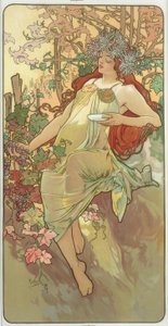 Automne tekijältä Alphonse Mucha