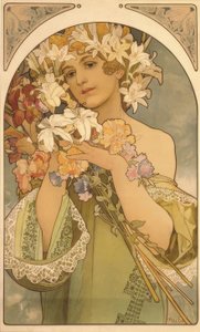 Blumen tekijältä Alphonse Mucha