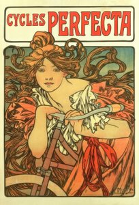Pyörät Perfecta tekijältä Alphonse Mucha