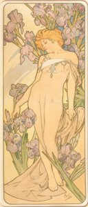 Kuole Iris tekijältä Alphonse Mucha