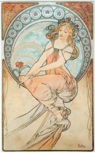 Maalaus tekijältä Alphonse Mucha