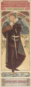 Hamlet, 1899 tekijältä Alphonse Mucha