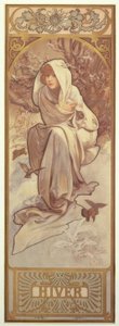 Talvi tekijältä Alphonse Mucha