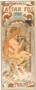 Imprimerie Cassan Fils tekijältä Alphonse Mucha