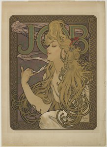 Job, 1896 tekijältä Alphonse Mucha