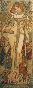 L’Automne tekijältä Alphonse Mucha