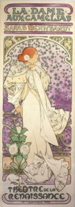 La Dame aux Camelias / Renaissance Theatre tekijältä Alphonse Mucha