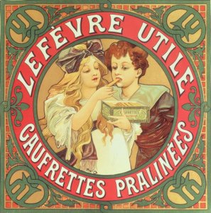 Lefèvre-Utile / Gaufrettes pralinées tekijältä Alphonse Mucha