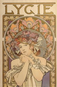 Lygie – Reproduction des oeuvres déco- ratives de Mucha tekijältä Alphonse Mucha