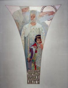 Äidin viisaus - Eliska Premyslovna tekijältä Alphonse Mucha