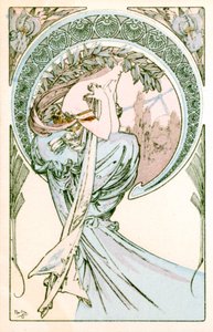 "Runous", 1900 tekijältä Alphonse Mucha