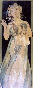 Naisen muotokuva, 1900-1939 tekijältä Alphonse Mucha