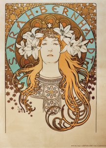 Sarah Bernhardt tekijältä Alphonse Mucha