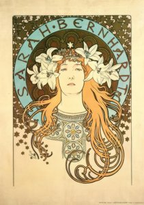 Sarah Bernhardt tekijältä Alphonse Mucha
