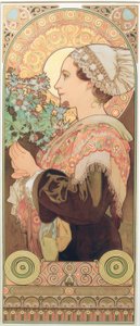 Silberdistel tekijältä Alphonse Mucha