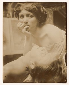 Tutkimus koristetaululle, 1908 (gelatiinihopeaprintti) tekijältä Alphonse Mucha