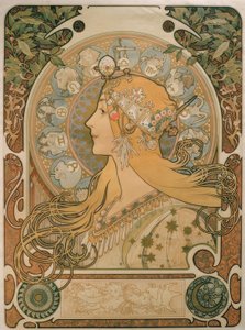 Zodiaque tekijältä Alphonse Mucha