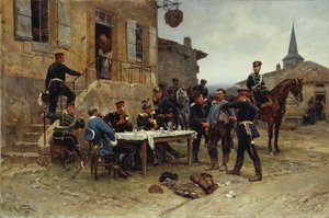 Lähettäjä, 1880. tekijältä Alphonse de Neuville