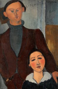 Jacques ja Berthe Lipchitz, 1916. tekijältä Amedeo Modigliani