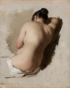 Study of a Nude, n. 1850 (öljy kankaalle)