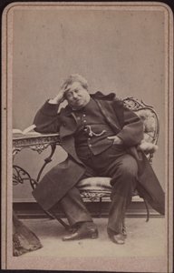 Kirjailija Alexandre Dumas isä 1802-1870, noin 1868. tekijältä Amand Helm