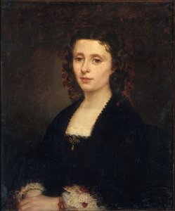 Muotokuva Athenais Mialaretista 1826-1899, 1855. tekijältä Amandine Parrot