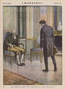 Kuvitus Victor Hugon kirjaan Les Miserables (värilitro).