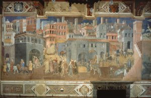 Il buon Governo tekijältä Ambrogio Lorenzetti