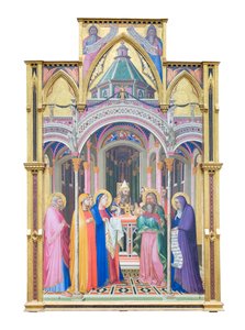 Jeesuksen esittely temppelissä tekijältä Ambrogio Lorenzetti