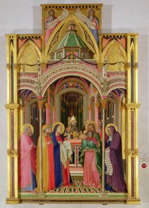 Esitys temppelissä, 1342 (tempera paneelissa) tekijältä Ambrogio Lorenzetti
