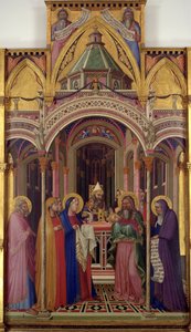 Esitys temppelissä, 1342 tekijältä Ambrogio Lorenzetti