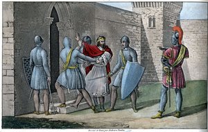 Kaarle III, "Yksinkertainen" (879-929), Karolingien dynastia. Detrone vuonna 922 ja joutui pelastamaan itsensä, hän turvautui Vermandois