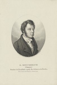 Eilhard Mitscherlichin muotokuva 1794-1863 n. 1830-1840. tekijältä Ambroise Tardieu