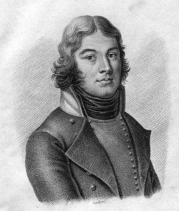Kenraali Lazare Louis Hochen (1768-1797) muotokuva - "" Ranskalaisten kenraalien muotokuvia ranskalaisten voittojen ja valloitusten jälkeen". Kaiverrus Ambroise Tardieu 1818. Stella Collection. tekijältä Ambroise Tardieu