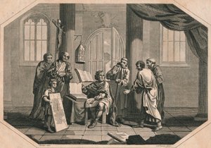Englannin jakaminen kreivikuihin, satoihin ja kauppoihin, Alfred the Great, 1808 tekijältä Ambrose William Warren