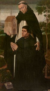 St Thomas ja lahjoittaja tekijältä Ambrosius Benson