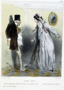 Crrre koira! - Chamin "" Madeleines" -kirjassa, n. 1870-1880 tekijältä Amédée de Noé