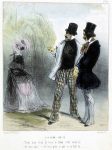 Tuttava - Chamin "" Madeleines" -elokuvassa, n. 1870-1880 tekijältä Amédée de Noé