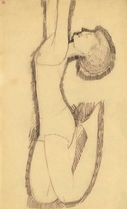 Anna Ekmatova Asa Acrobat, ೧೯೧೧ tekijältä Amedeo Modigliani