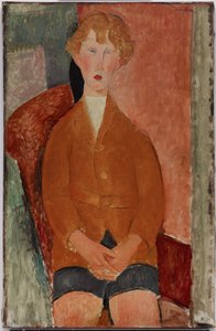 Poika lyhyissä housuissa tekijältä Amedeo Modigliani