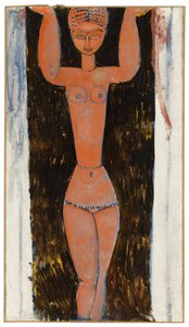 Cariatide, 1913 tekijältä Amedeo Modigliani