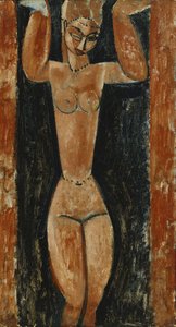 karyatidit; Cariatide, n. 1911-1913 tekijältä Amedeo Modigliani
