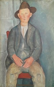 Pieni maanviljelijä. Noin 1918 tekijältä Amedeo Modigliani
