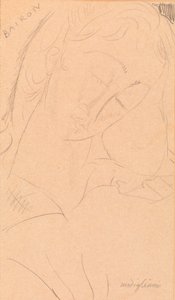Pää - Bairon tekijältä Amedeo Modigliani
