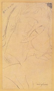 Pää - Bairon tekijältä Amedeo Modigliani