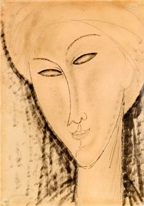 Naisen pää tekijältä Amedeo Modigliani